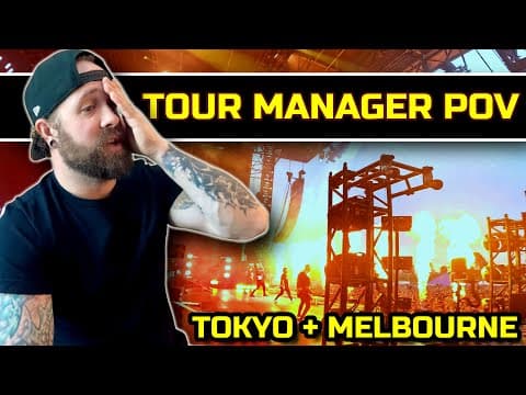 Replacing A Drummer In 7 Hours? No Problem | [roadie Vlog]