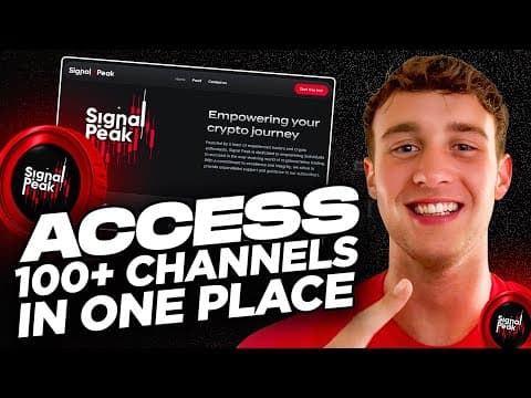 Crypto Signals With Signalpeak.io | Access 100+ Channels In One Place