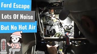 2013 Ford Escape - Blower Motor Running But No Airflow! Shoddy Work Strikes Again