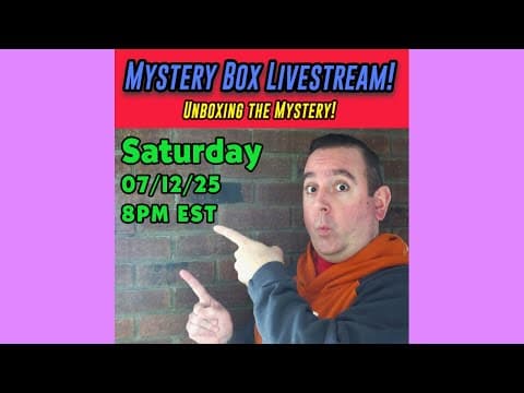 Mystery Box Livestream - Unboxing The Mystery!