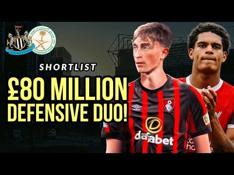 Newcastle Centre-back Targets For Summer Window ‘revealed’!