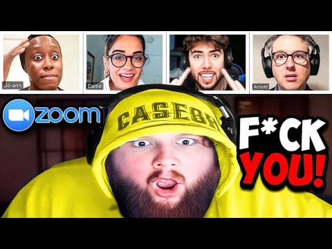 Caseoh Goes Nuclear Trolling Karens In Online Zoom Classes!