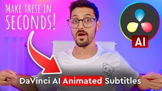 Animated Subtitles In Davinci Resolve 20 | Full Tutorial