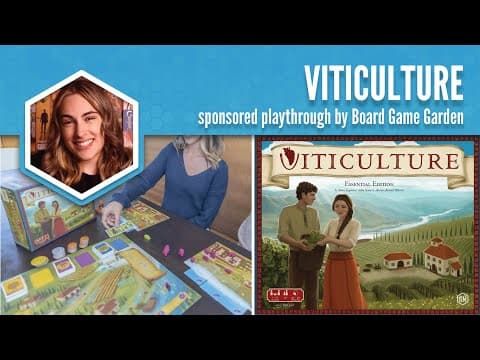 Viticulture Playthrough - Board Game Garden