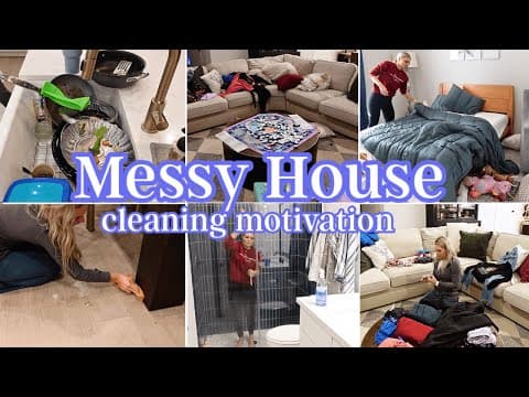 Messy House Cleaning Motivation / Prepping For 2026 / Winter Clean With Me