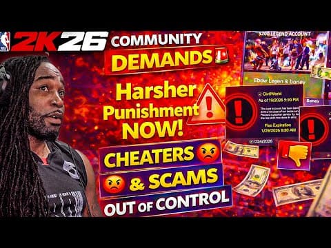 Nba 2k26 Community Demands Harsher Punishment 🚨 | Scams Out Of Control