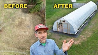Building A High Tunnel Greenhouse Start To Finish