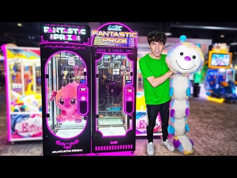I Couldn't Stop Winning Big Prizes At The Arcade!