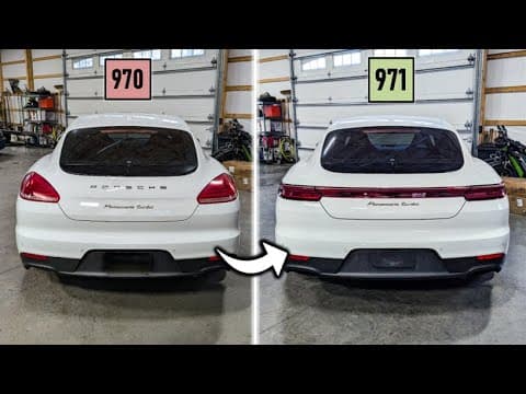 Panamera 970 To 971 Taillight Conversion