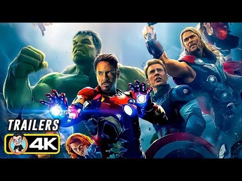 Every Avengers Movie Trailer In 4k | Ultimate Mcu Compilation 🔥