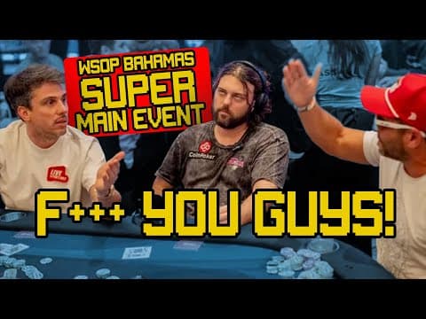 The Hand That Broke The Wsop Bahamas