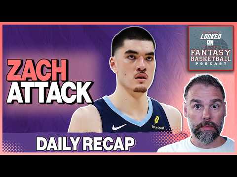 Zach Edey's Big Night Highlight Sunday's Fantasy Basketball Action