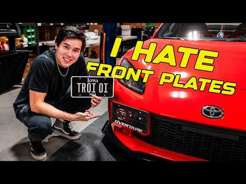 Gr86 License Plate Relocation Install | Overtake Kit Step-by-step