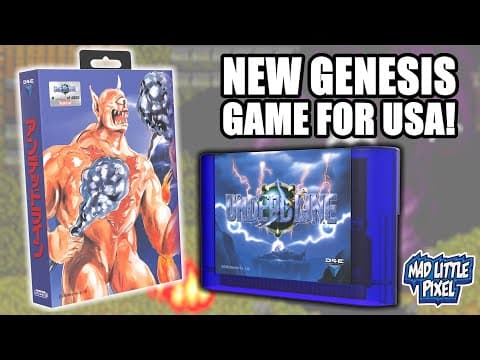 First Time Out Of Japan! Sega Genesis Game Undeadline Is Coming To The Usa!