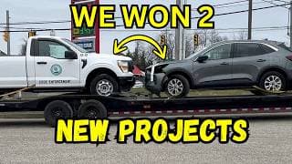 We Won Two Wrecked Cars At Auction… Was This A Mistake?