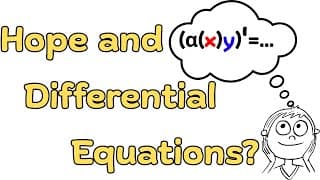 Using Wishful Thinking To Solve A Differential Equation