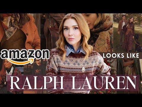 Dress Like Ralph Lauren For Winter🌲 (but On An Amazon Budget! ✅)