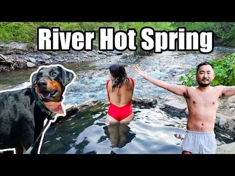 Rescue Dog's First Van Life Adventure | Hot Springs