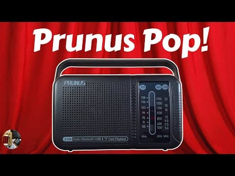 Todd's Prunus J-156 Am Fm Bt Mp3 Shortwave Radio Review