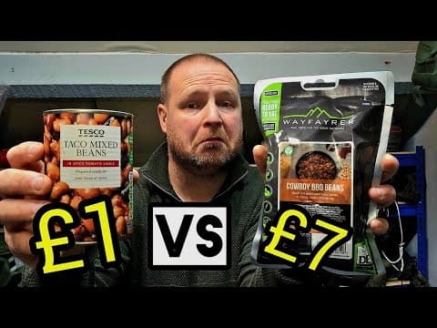 Can A £1 Tin Of Beans Beat A £7 Camping Meal?