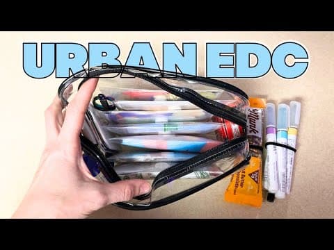 My Edc/urban Survival Kit - In Case I Need It + Channel And Life Updates At The End