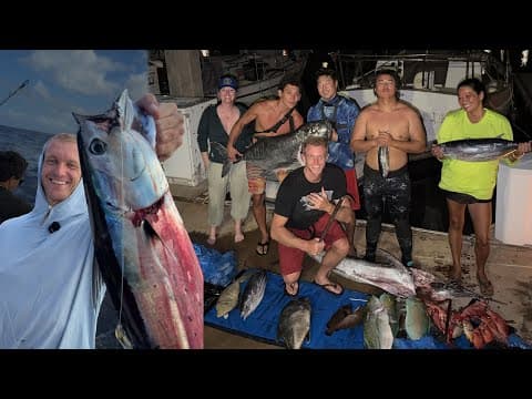 2 Day Fishing/diving Trip Remote Hawaiian Island - Huge Ulua, Marlin, Aku