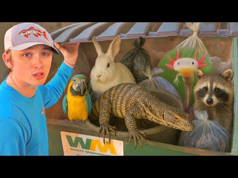 I Found Live Animals In A Pet Store Dumpster!