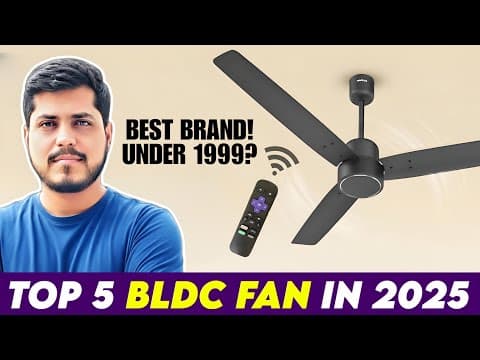 Top 5 Bldc Fans In India 2025 | Bldc Ceiling Fan Under 3000 | Bldc Ceiling Fan With Remote | Reviews