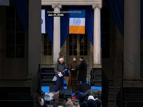 Bernie Sanders Swears in Zohran Mamdani as NYC Mayor