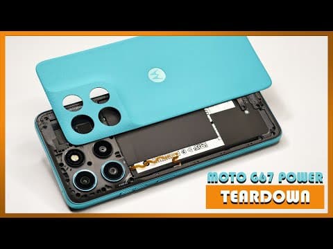 Motorola Moto G67 Power Teardown Disassembly Phone Repair Video Review