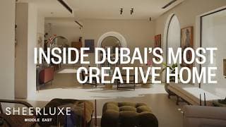 Inside A Modern Dubai Home: Middle Eastern Art, Custom Furniture & Murano Lights | Home Tour