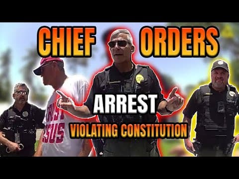 Religious Free Speech Not Allowed In Napes Florida - Constitution Is Gone Here!