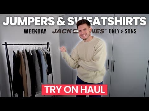 Huge Men's Jumpers Try-on Haul | Best Knitwear 2025