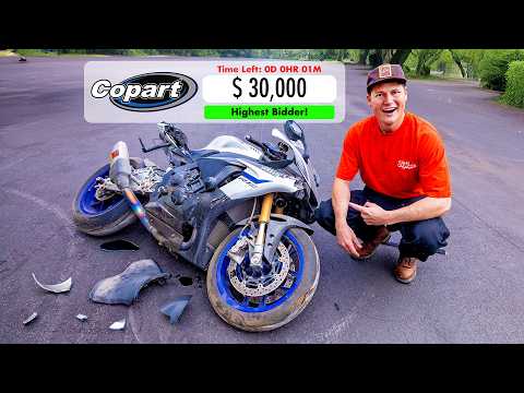 Buying A Wrecked $30,000 Motorcycle On Copart