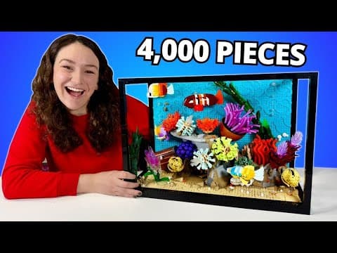 Building The $500 Lego Fish Tank!