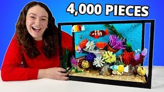 Building The $500 Lego Fish Tank!