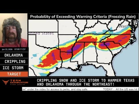 Live Emergency Update On Crippling Ice And Snow Storm Texas To Northeast!