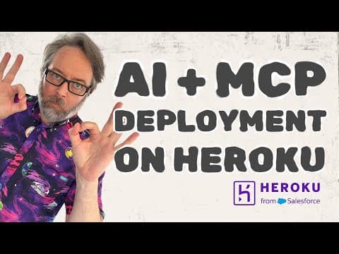 Heroku + Mcp = The Fastest Way To Run Ai Agents In The Cloud