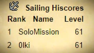 I Am Rank 1 Sailing In Runescape