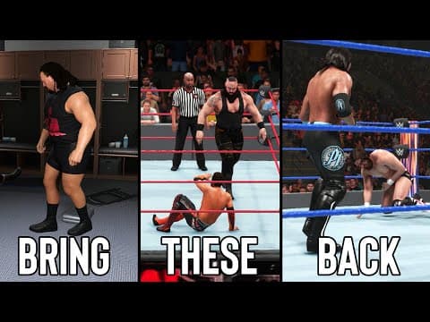 Bringing Back One Removed Feature From Every Wwe 2k Game (for Wwe 2k25)