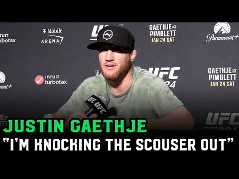 Justin Gaethje: "i Want To Turn Paddy Pimblett Into Mince Meat"