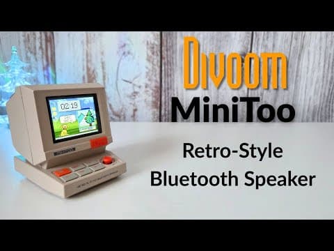 Divoom Minitoo - Retro Pc Style Bluetooth Speaker Review