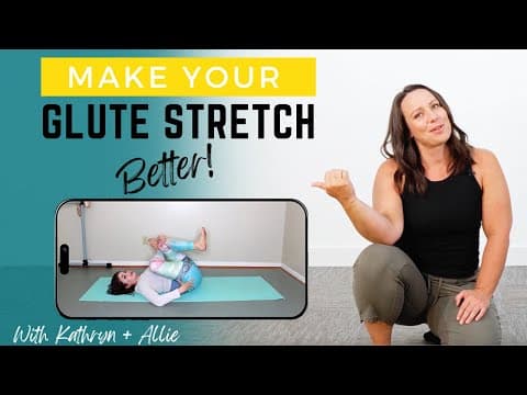 Try This Glute Stretch Trick For Dancers! | Allie Christensen
