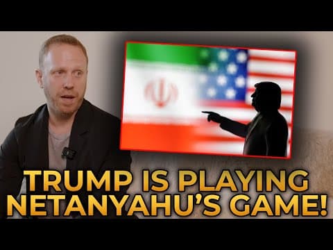 Max Blumenthal Blasts Trump For Playing Netanyahu's Game In Iran