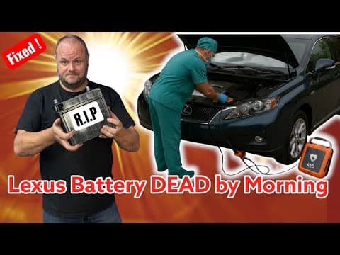 Lexus Battery Dead By Morning. Fixed