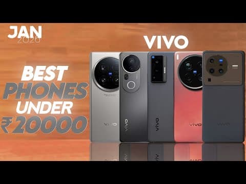Top 5 Vivo Smartphones Under 20000 January 2026 | Vivo Best Phone Under 20000 | Phone Under 20000