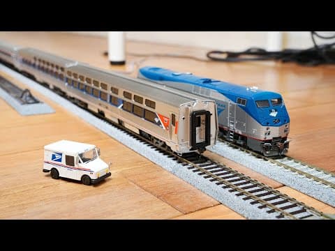Walthers Ho Scale Amtrak Viewliner I Train Unboxing