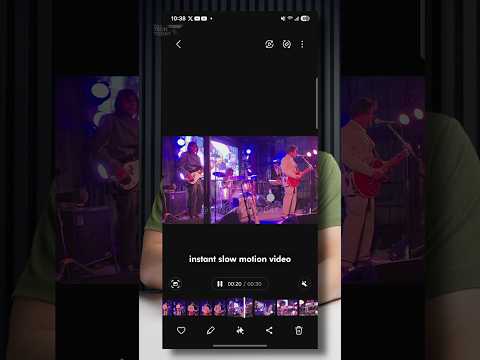 How to make a normal video a slow motion video on the Samsung Galaxy S25 Ultra