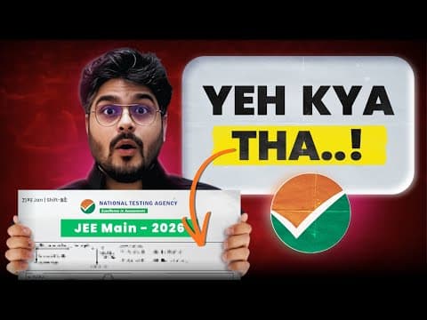 😱 Yeh Kya Tha!....jee Main 2026 – All Shifts Reality