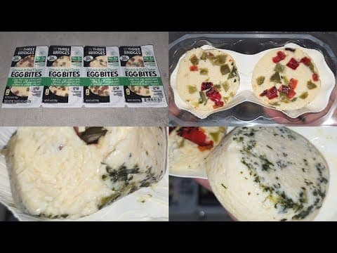Costco Sale Item Review Three Bridges Spinach & Bell Pepper Egg Bites Egg Whites & Cheese Taste Test